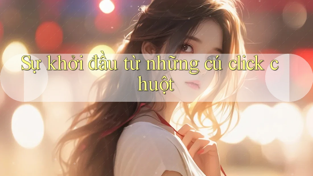Sự khởi đầu từ những cú click chuột Sự khởi đầu từ những cú click chuột