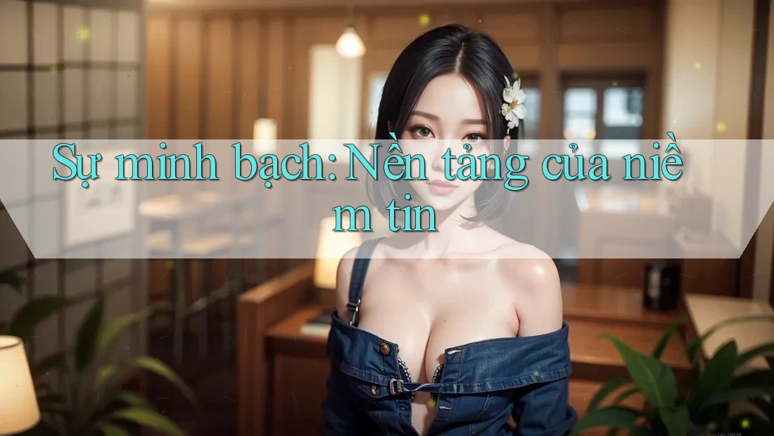 Sự minh bạch: Nền tảng của niềm tin Sự minh bạch: Nền tảng của niềm tin