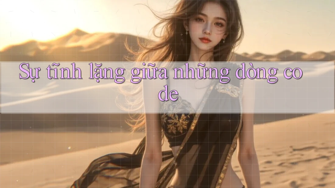 Sự tĩnh lặng giữa những dòng code Sự tĩnh lặng giữa những dòng code