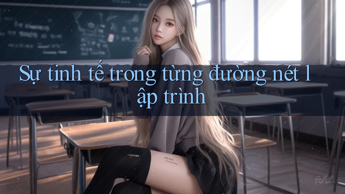 Sự tinh tế trong từng đường nét lập trình