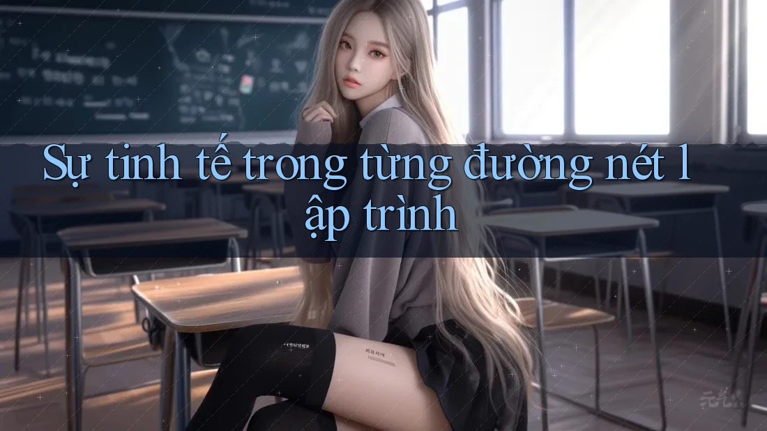 Sự tinh tế trong từng đường nét lập trình
