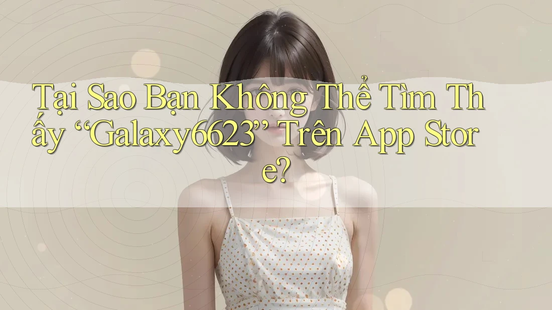 Tại Sao Bạn Không Thể Tìm Thấy “Galaxy6623” Trên App Store? Tại Sao Bạn Không Thể Tìm Thấy “Galaxy6623” Trên App Store?