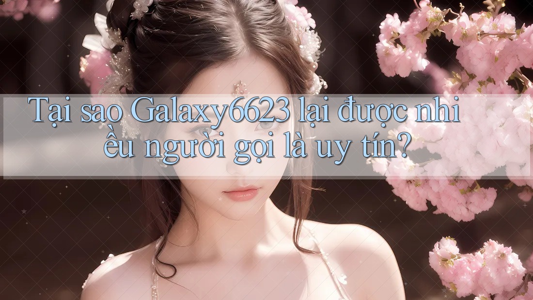 Tại sao Galaxy6623 lại được nhiều người gọi là uy tín? Tại sao Galaxy6623 lại được nhiều người gọi là uy tín?