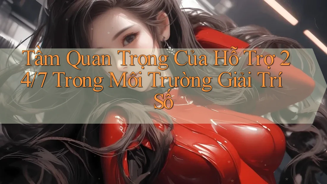 Tầm Quan Trọng Của Hỗ Trợ 24/7 Trong Môi Trường Giải Trí Số Tầm Quan Trọng Của Hỗ Trợ 24/7 Trong Môi Trường Giải Trí Số