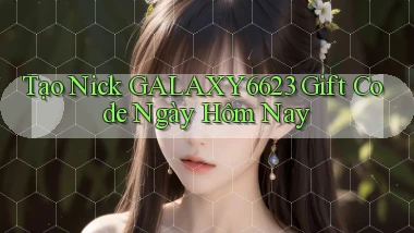 tạo nick galaxy6623 gift code ngày hôm nay