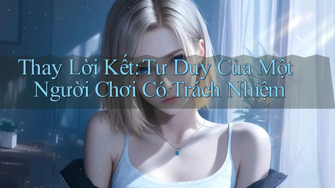 Thay Lời Kết: Tư Duy Của Một Người Chơi Có Trách Nhiệm Thay Lời Kết: Tư Duy Của Một Người Chơi Có Trách Nhiệm
