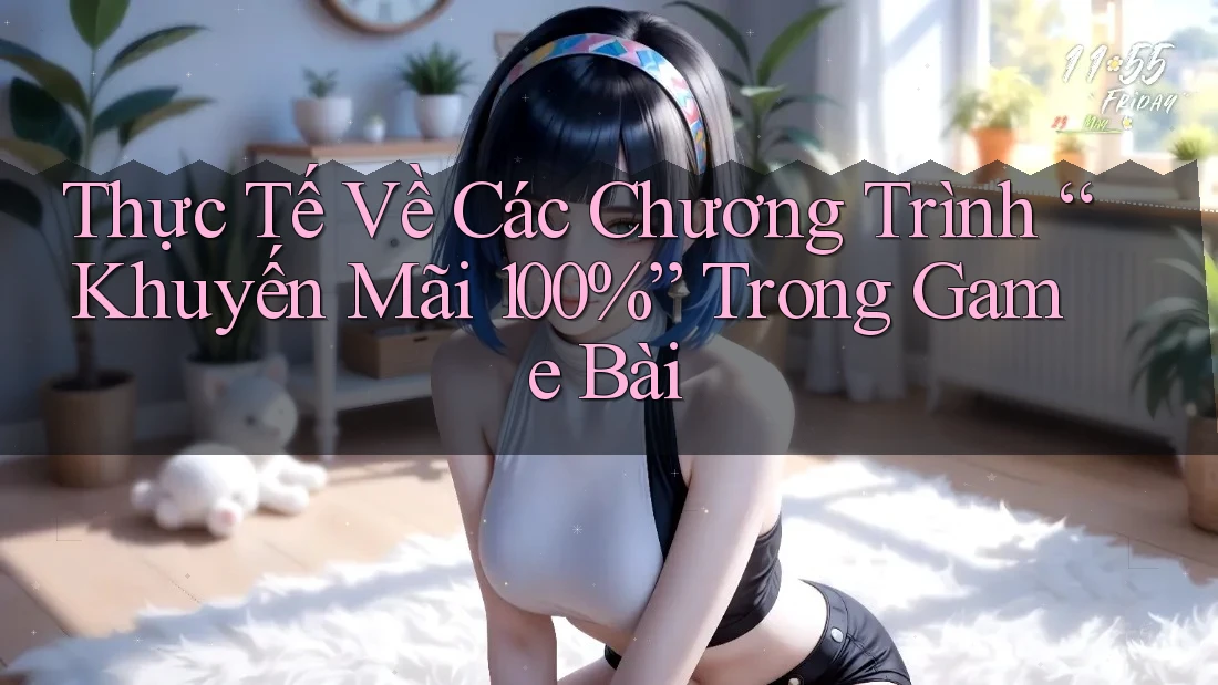 Thực Tế Về Các Chương Trình “Khuyến Mãi 100%” Trong Game Bài Thực Tế Về Các Chương Trình “Khuyến Mãi 100%” Trong Game Bài