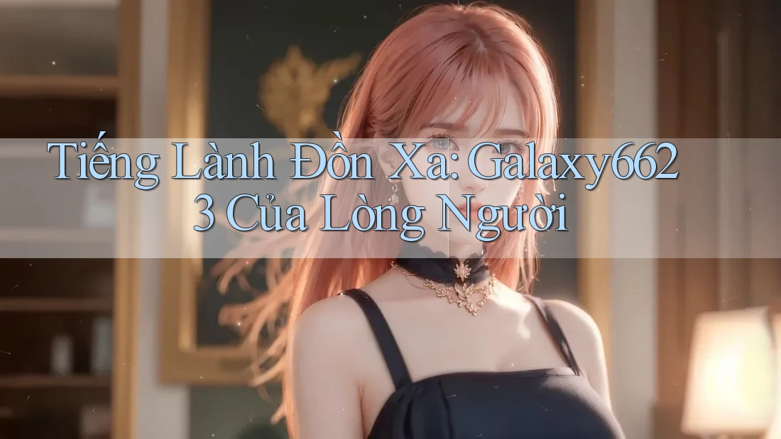 Tiếng Lành Đồn Xa: Galaxy6623 Của Lòng Người Tiếng Lành Đồn Xa: Galaxy6623 Của Lòng Người