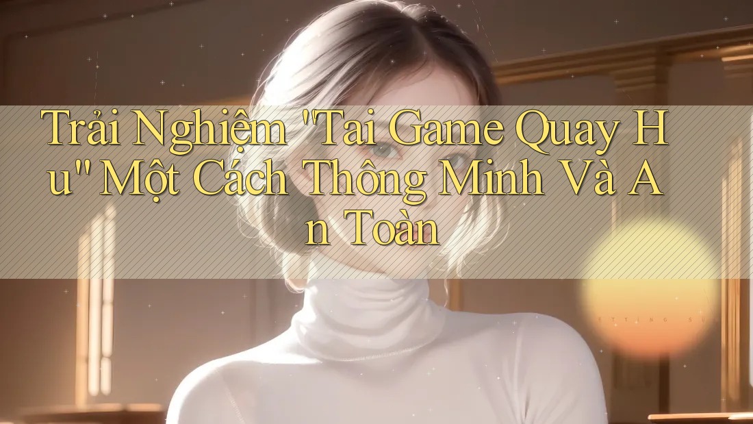 Trải Nghiệm “Tai Game Quay Hu” Một Cách Thông Minh Và An Toàn Trải Nghiệm “Tai Game Quay Hu” Một Cách Thông Minh Và An Toàn
