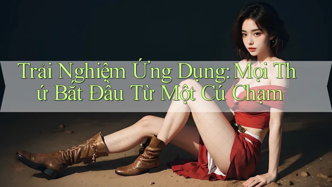Trải Nghiệm Ứng Dụng: Mọi Thứ Bắt Đầu Từ Một Cú Chạm Trải Nghiệm Ứng Dụng: Mọi Thứ Bắt Đầu Từ Một Cú Chạm