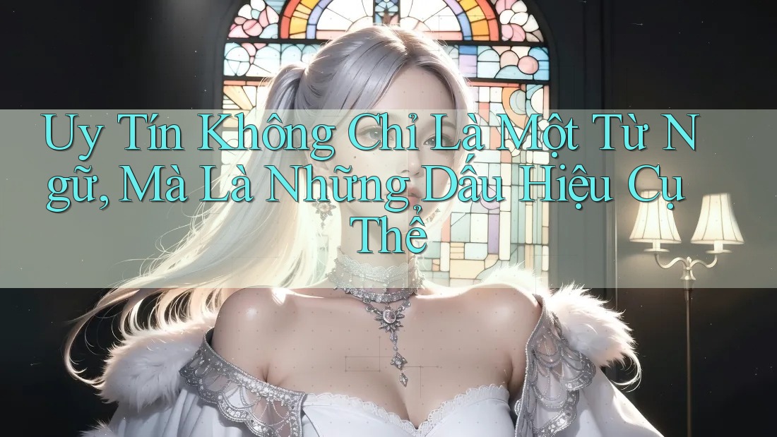 Uy Tín Không Chỉ Là Một Từ Ngữ, Mà Là Những Dấu Hiệu Cụ Thể Uy Tín Không Chỉ Là Một Từ Ngữ, Mà Là Những Dấu Hiệu Cụ Thể