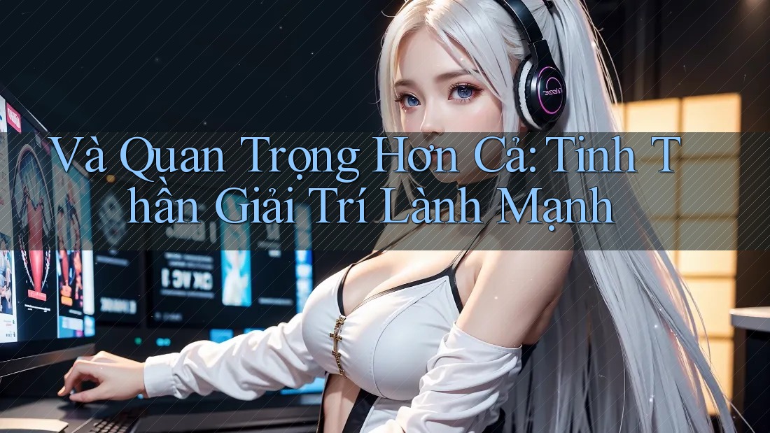Và Quan Trọng Hơn Cả: Tinh Thần Giải Trí Lành Mạnh Và Quan Trọng Hơn Cả: Tinh Thần Giải Trí Lành Mạnh