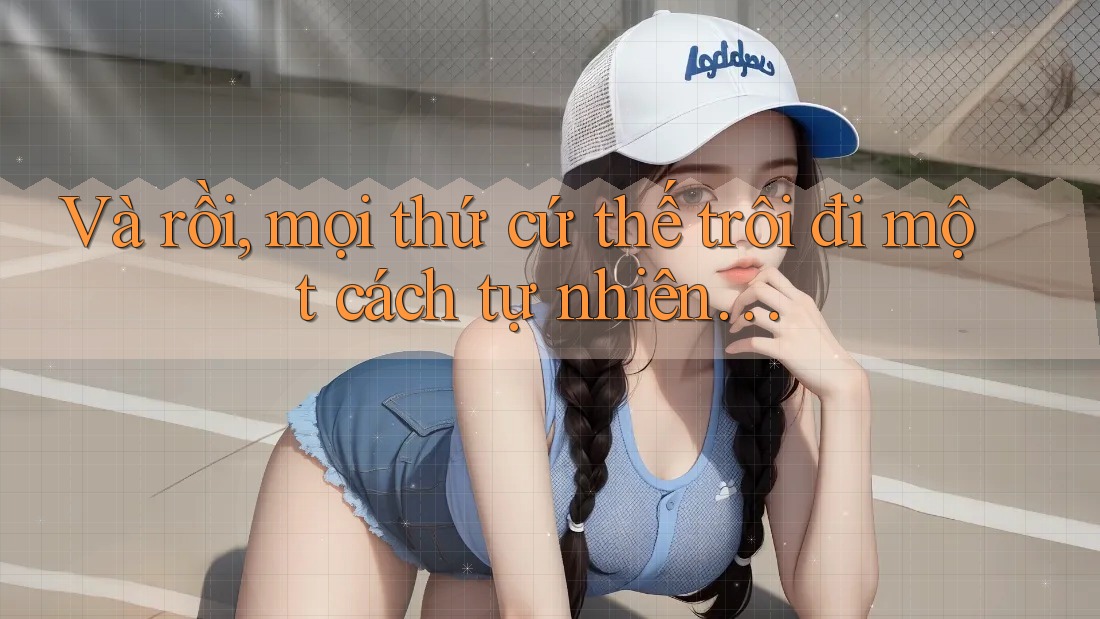Và rồi, mọi thứ cứ thế trôi đi một cách tự nhiên…