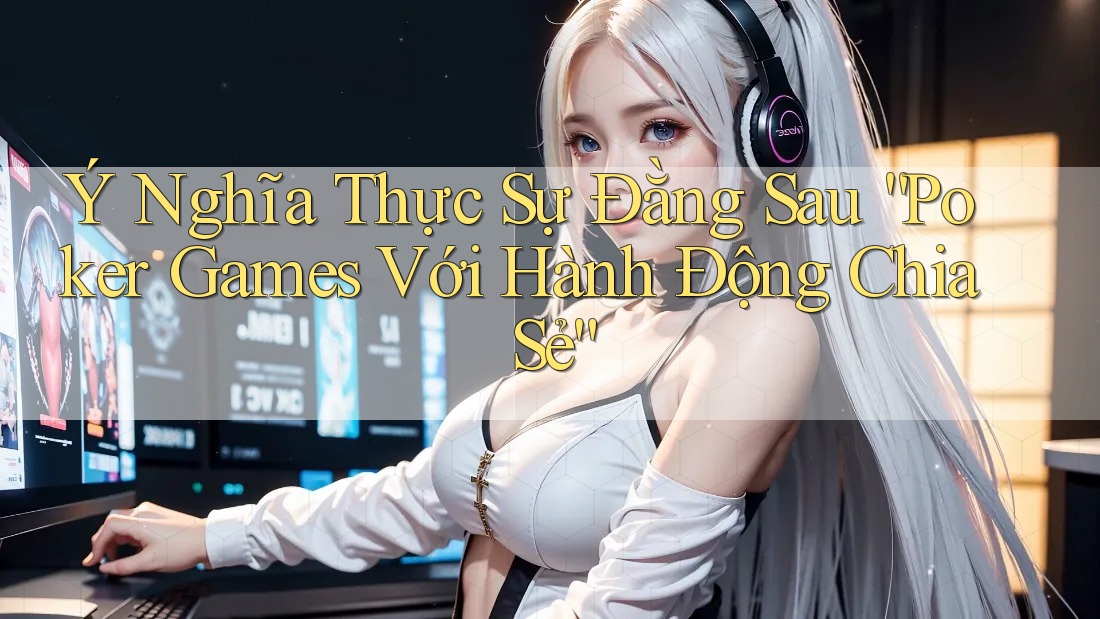 Ý Nghĩa Thực Sự Đằng Sau “Poker Games Với Hành Động Chia Sẻ” Ý Nghĩa Thực Sự Đằng Sau “Poker Games Với Hành Động Chia Sẻ”